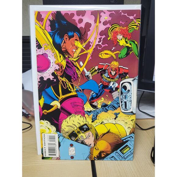 X-Force #25 (1993) Fatal Attractions Crossover pt 2 Cable Hologram Cover NM - Picture 7 of 7